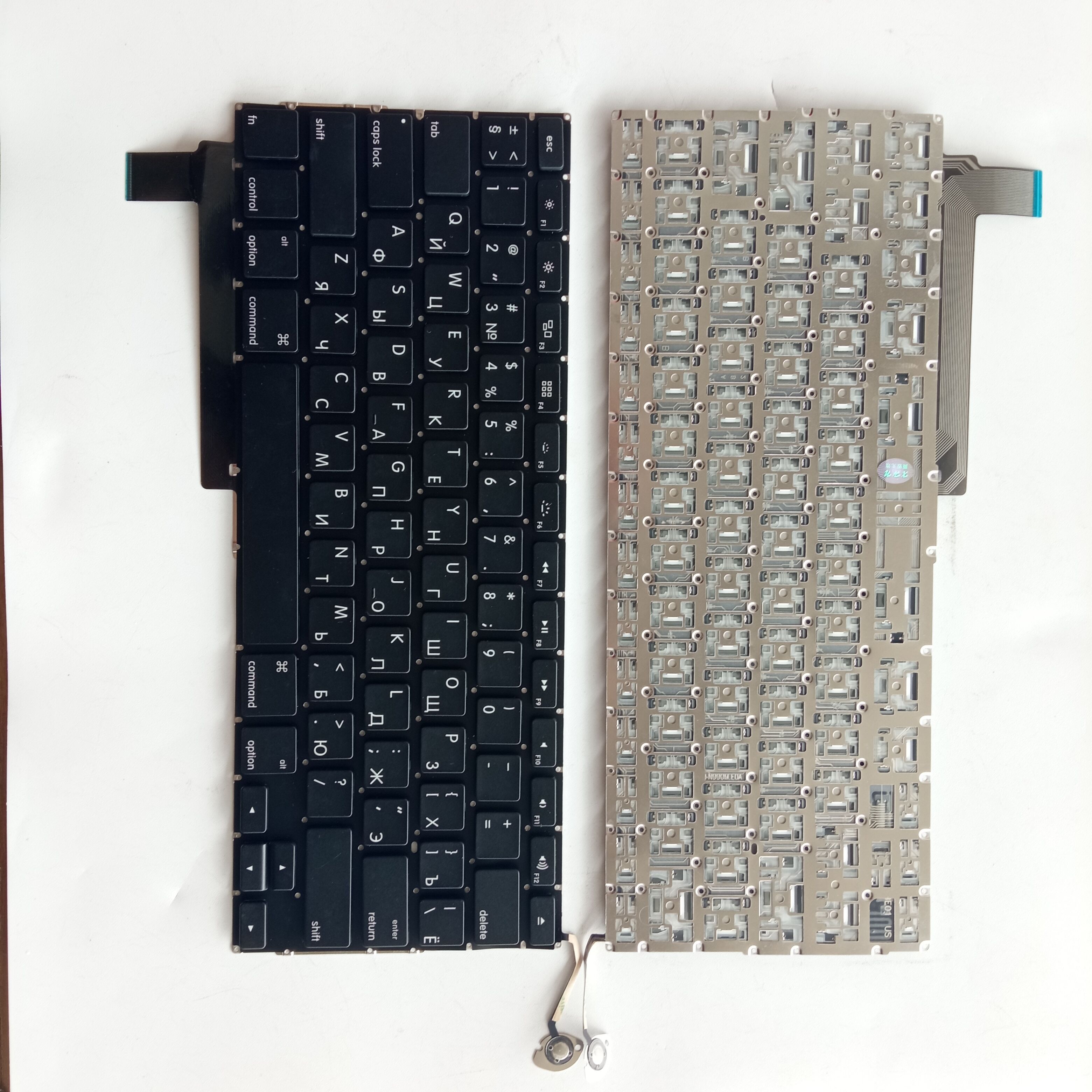 Picture of New Replacement Laptop Keyboard For APPLE A1286 small carriage return BLACK RU Layout
